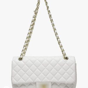 White Leather Purse